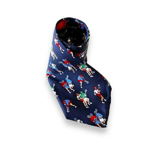 Alynn Neckwear Lacrosse Theme Silk Tie Sports Coach Player Stanford CT Events‎